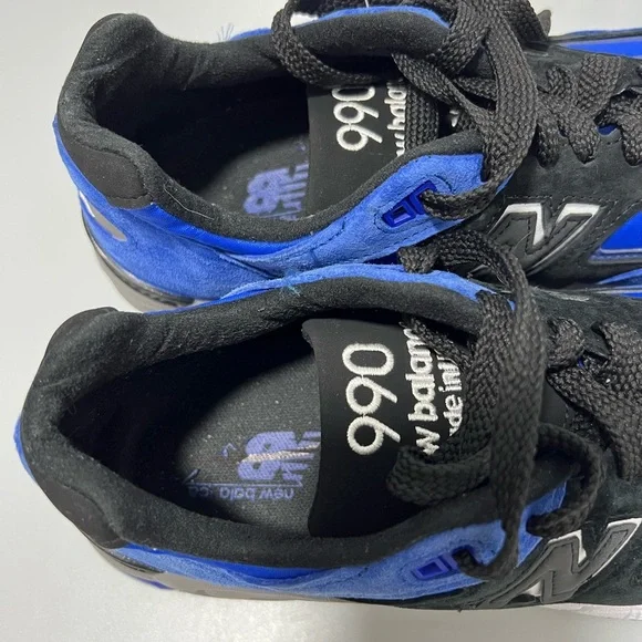 New Balance 990v2 Royal Blue Black Size 8 Men’s Blue Black Sneakers M990PL2